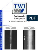 Radiographs Course Reference WIS 20: Radiography