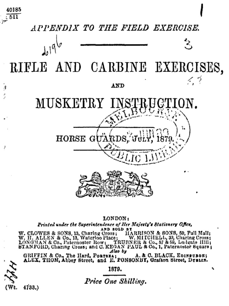 1870 Musketry Manual PDF PDF Bayonet Rifle photo