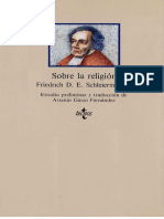 Schleiermacher Friedrich D E - Sobre La Religion