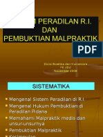 BS SISTEM PERADILAN & PEMBUKTIAN MALPRAKTIK.ppt