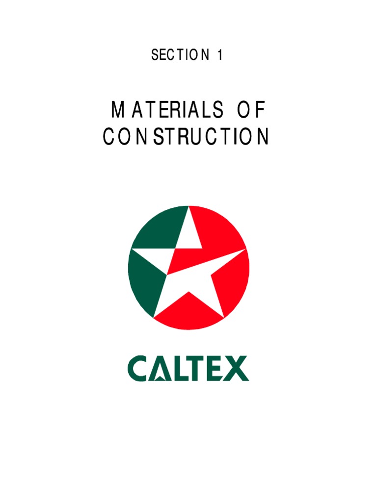 Caltex Materials of Construction | PDF | Heat Treating | Corrosion