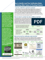 Lead Free Certification Marks