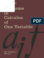 Problems in Calculus of One Variable - I. A. Maron PDF