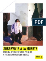 Sobrevivir a la Muerte. Tortura de Mujeres por Policías y Fuerzas Armadas en México, Amnistía Internacional