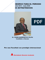 Plan de Gobierno. Dr. Pedro Barrientos