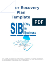 Disaster Recovery Plan Template
