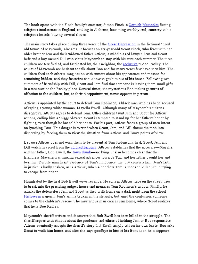 To Kill A Mockingbird | PDF | To Kill A Mockingbird | Violence