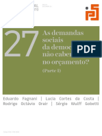 Demandas Sociais Da Democracia e o Orçamento I