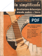 Calculo Simplificado de Estructuras de Hormigón Armado, Madera y Hierro. Madrazo, Guillermo A.