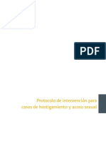 Protocolo de Intervencion Para Casos de Hostigamiento y Acoso Sexual