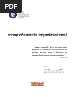 Trabalho ISCAP Comportamento Organizacional