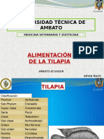 Alimentación de la tilapia: requerimientos nutricionales y factores que afectan su metabolismo