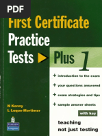 First Certificate Trainer Six Practice Tests With Answers | PDF