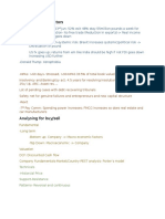 Macroeconomic Factors: Technicals - Historcial Price Support-Resistance Patterns-Reversal and Continuous