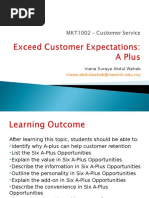 Topic 4 - Exceeding Customer Expectations