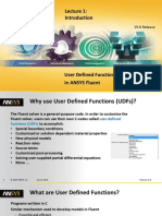 Fluent UDF 15.0 L01 Introduction