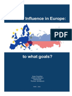 Russia’s Influence in Europe