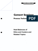 Heat Balances of Kilns and Coolers and Related Topics PDF