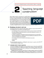 Teaching Language Construction - Harmer, J (2007)