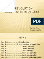La Revolución Constituyente de 1852