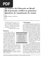 31-05- OLIVEIRA, AS ORIGENS DA EDUCAÇÃO NO BRASIL.pdf