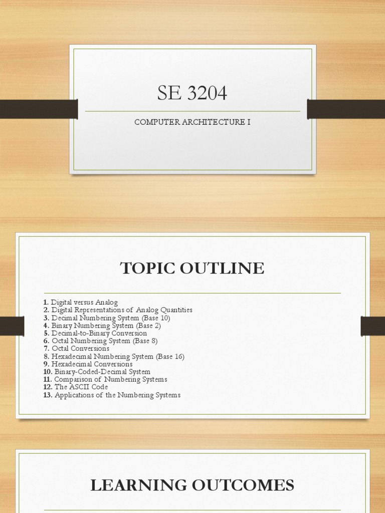 Computer Architecture: Numbering Systems Overview | PDF | Binary Coded ...