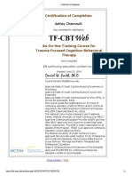 TFCBT Certificate