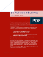 Be Profitable in Business Planning