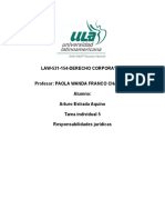 Responsabilidades jurídicas de empresas y directivos