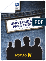 Universidade para Todos Módulo IV