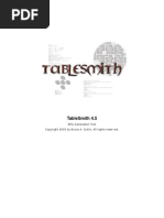 TableSmith 45 Manual