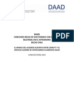 Bases Beca Doctorado Acuerdo Bilateral BCH CONICYT DAAD 2015 Mod 08092015