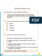 Evaluación Sociales 3° Unidad 1