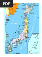 Japón - Mapa Político