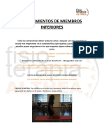 Estiramientos de Miembros Inferiores