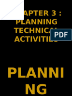 Planning Technical Activities