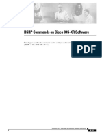 HSRP Commands on Cisco IOS-XR Software