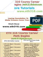 ETH 316 Course Career Path Begins Eth316dotcom