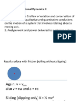 2ndLE Lecture 27 - R10 Rotational Dynamics