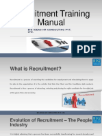 Recruitment Training Manual - BigIdeas