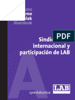 Sindicalismo internacional y participación de LAB