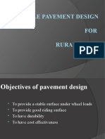 Flexible Pavement Design Rural Roads