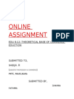 Online Asignment
