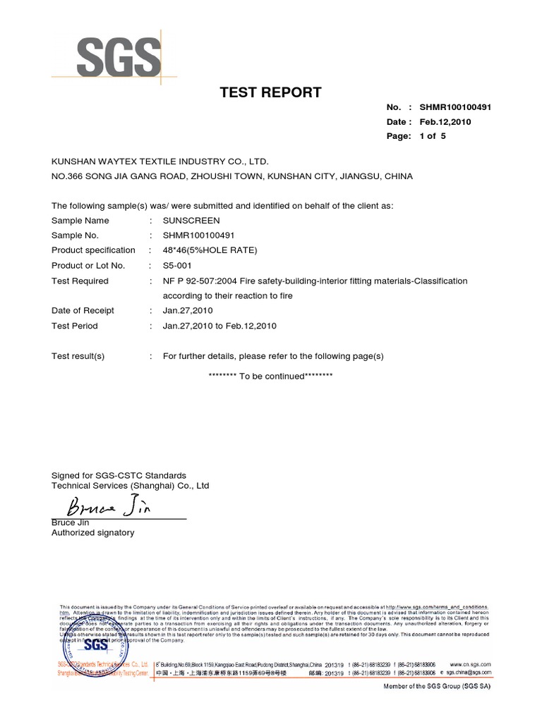 Fire Retardant Report Nature