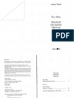 Alliez, Eric - Deleuze Filosofia Virtual PDF