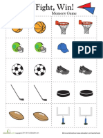 Memory Game Sports 1