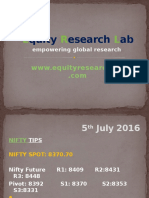 Equity Research Lab 5 July Nifty Report