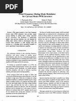 Fixed Frequency Sliding Mode Modulator For Current Mode PWM Inverters