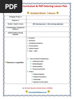 Download 2 Generation Curriculum  PDP Listening Lesson Plan by Samir Bounab SN317515534 doc pdf