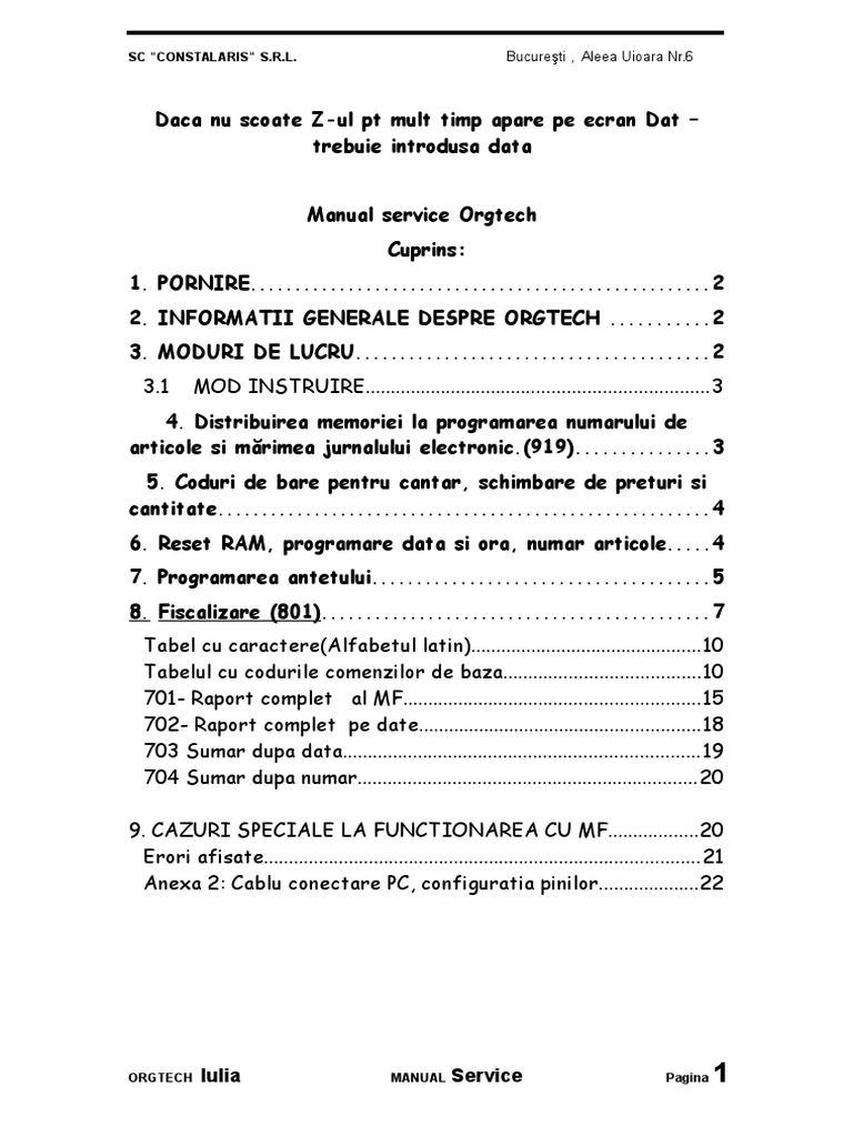 Manual Service Dealeri | PDF